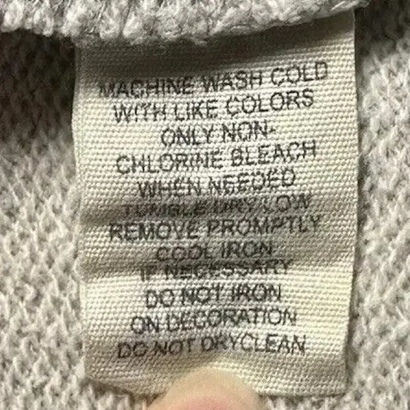 American Eagle Hoodie Women Size M Gray Pullover Preppy Academia AEO Est 77 Y2K - Picture 13 of 14